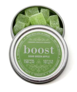 Boost Edibles – THC Sour Green Apple