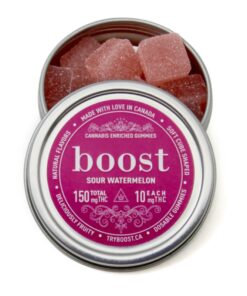 Boost Edibles – THC Sour Watermelon