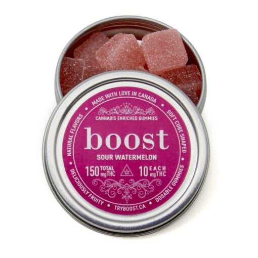 Boost Edibles – THC Sour Watermelon